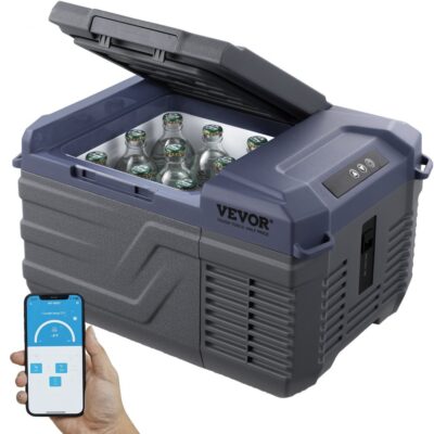 VEVOR automobilinis šaldytuvas, 12 V, 9 litrų talpos